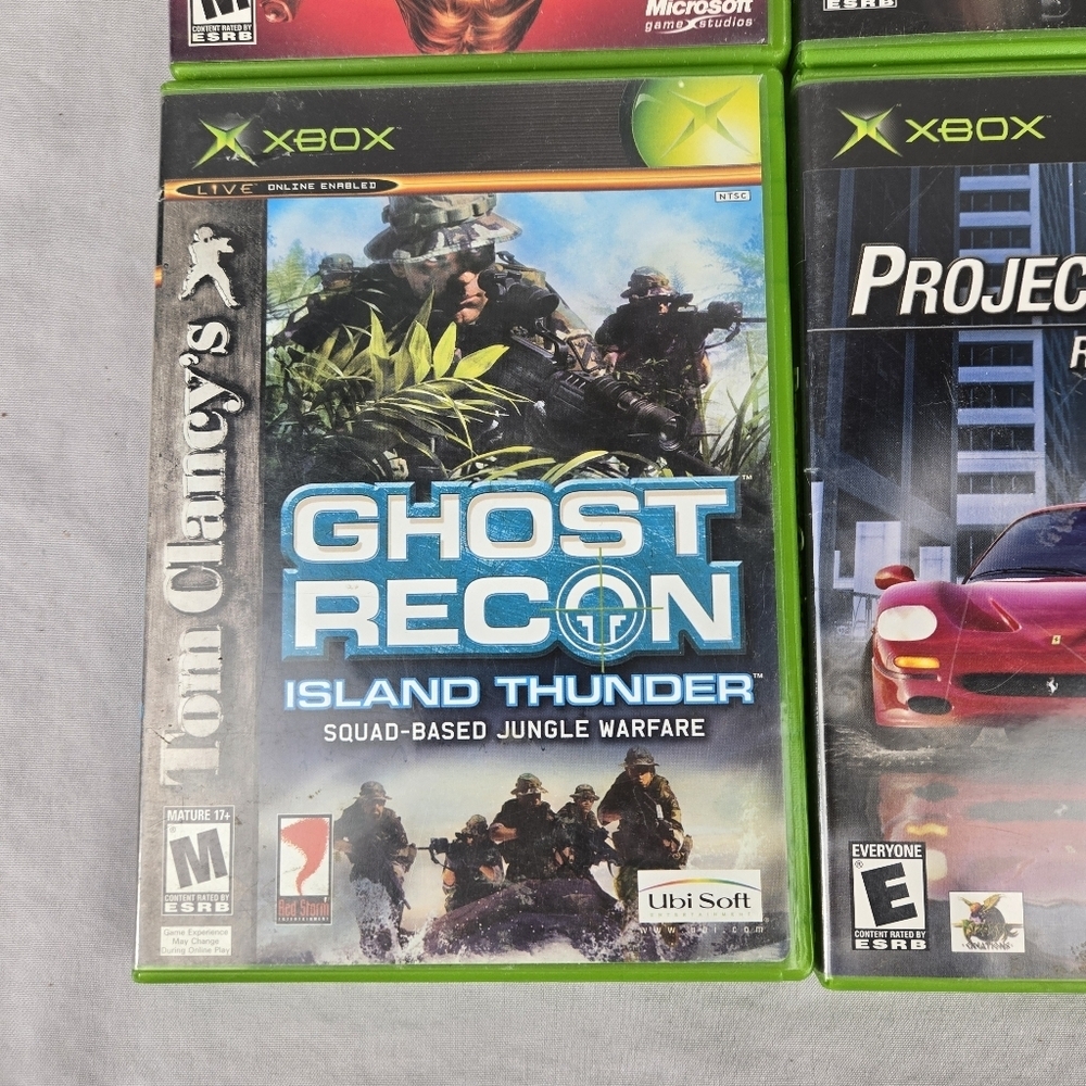 Lot Of 4 Original XBOX Games Fable Project Gotham Brute Force Ghost Recon Works - Picture 4 of 10